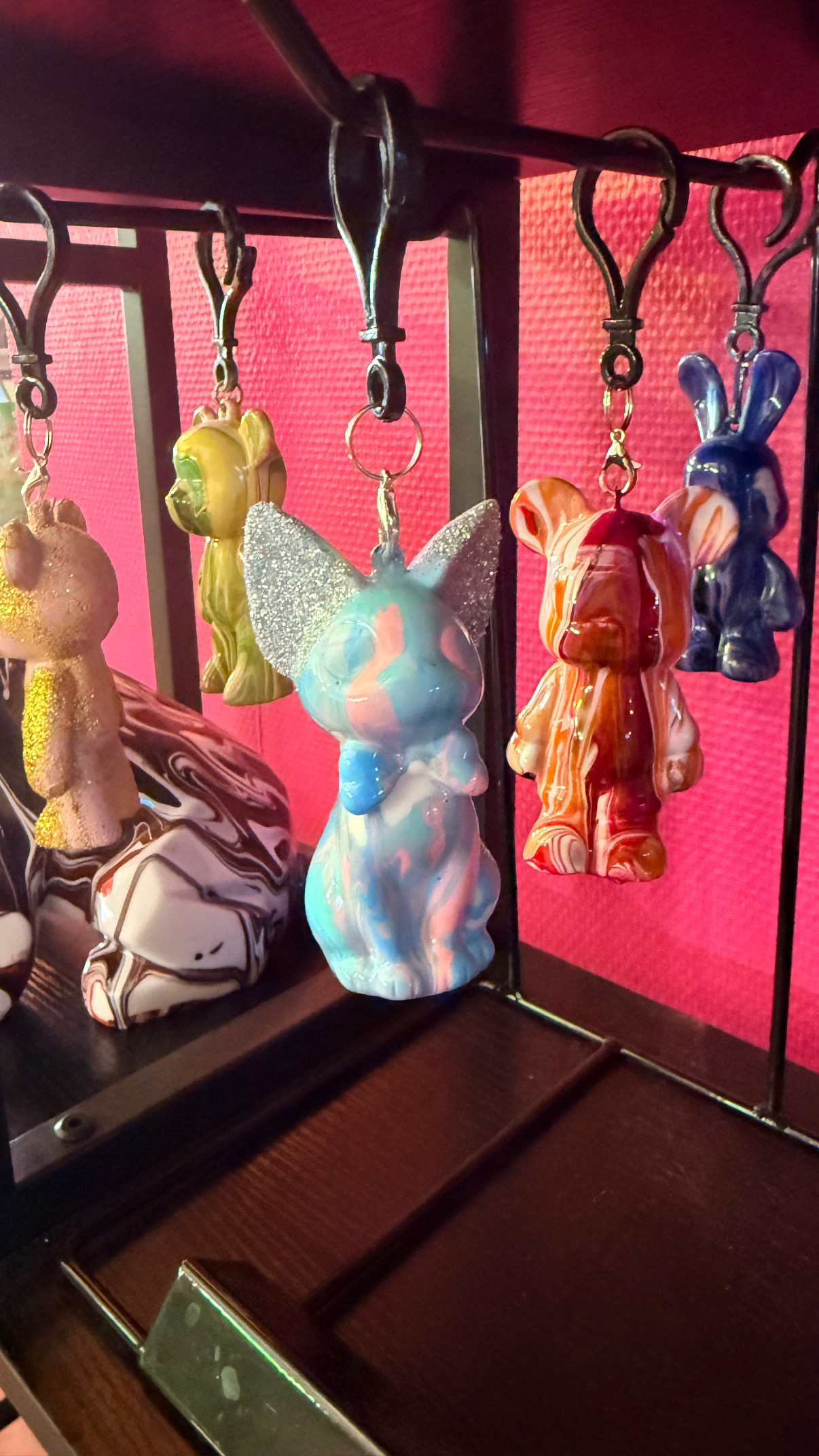 Atelier porte clefs FLUID ART