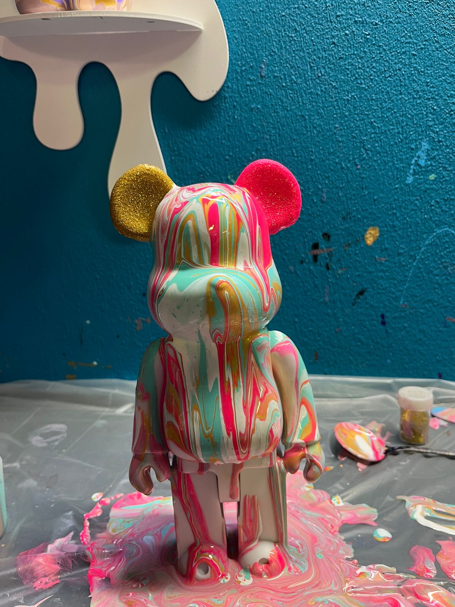 Atelier Ours Brick en Fluid Art