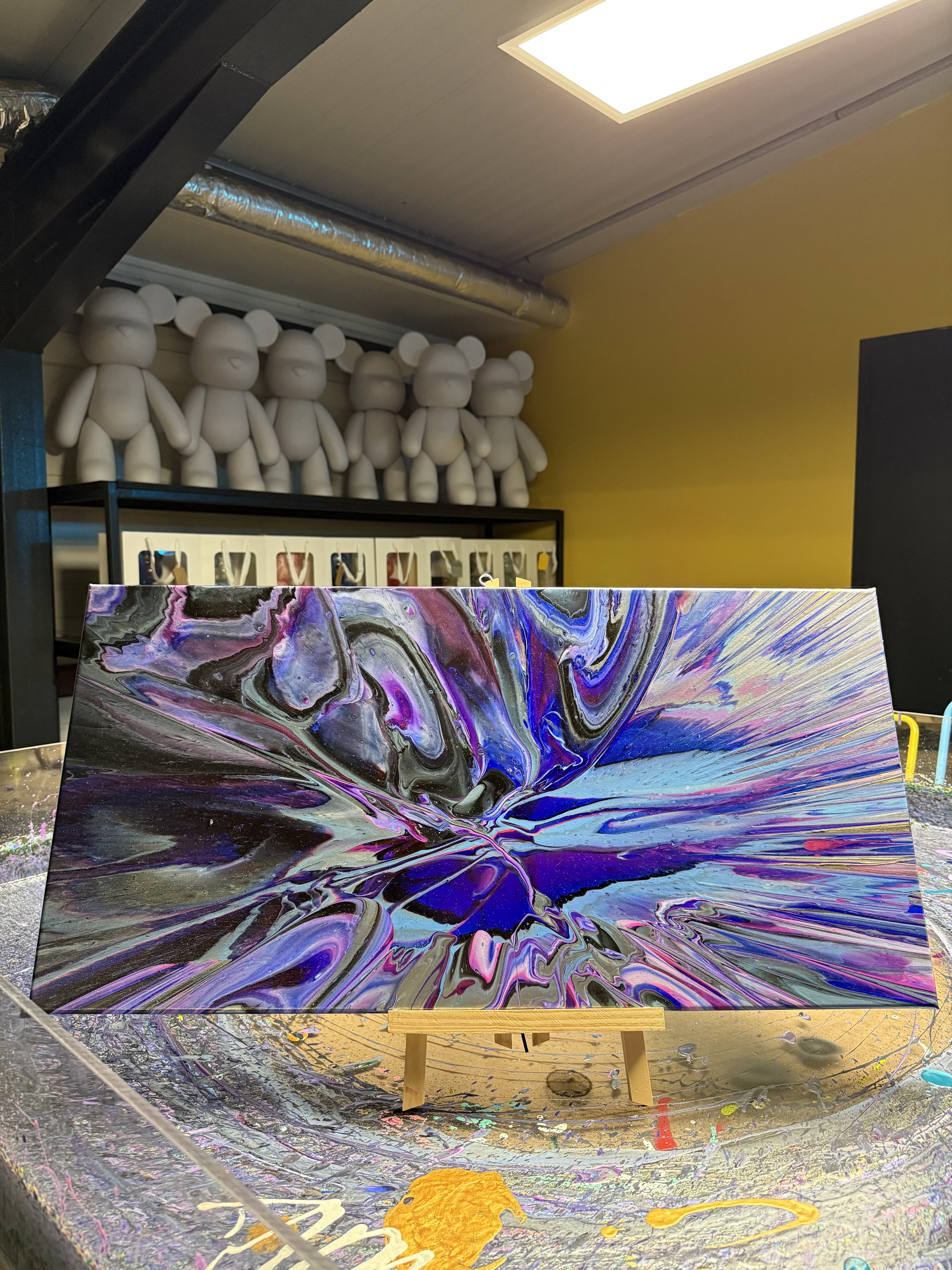 toile 80x40 en Spin art