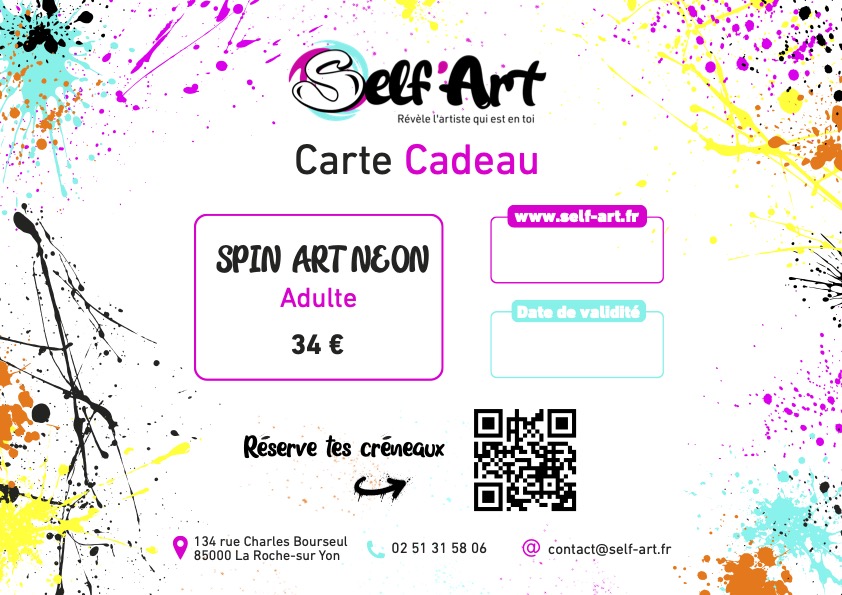 SPIN ART NEON ADULTE